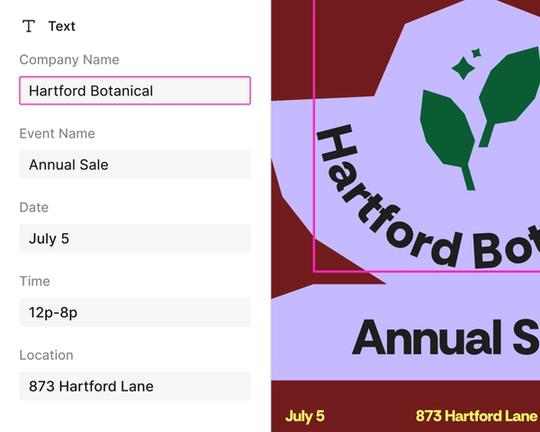 Easily customize your banner