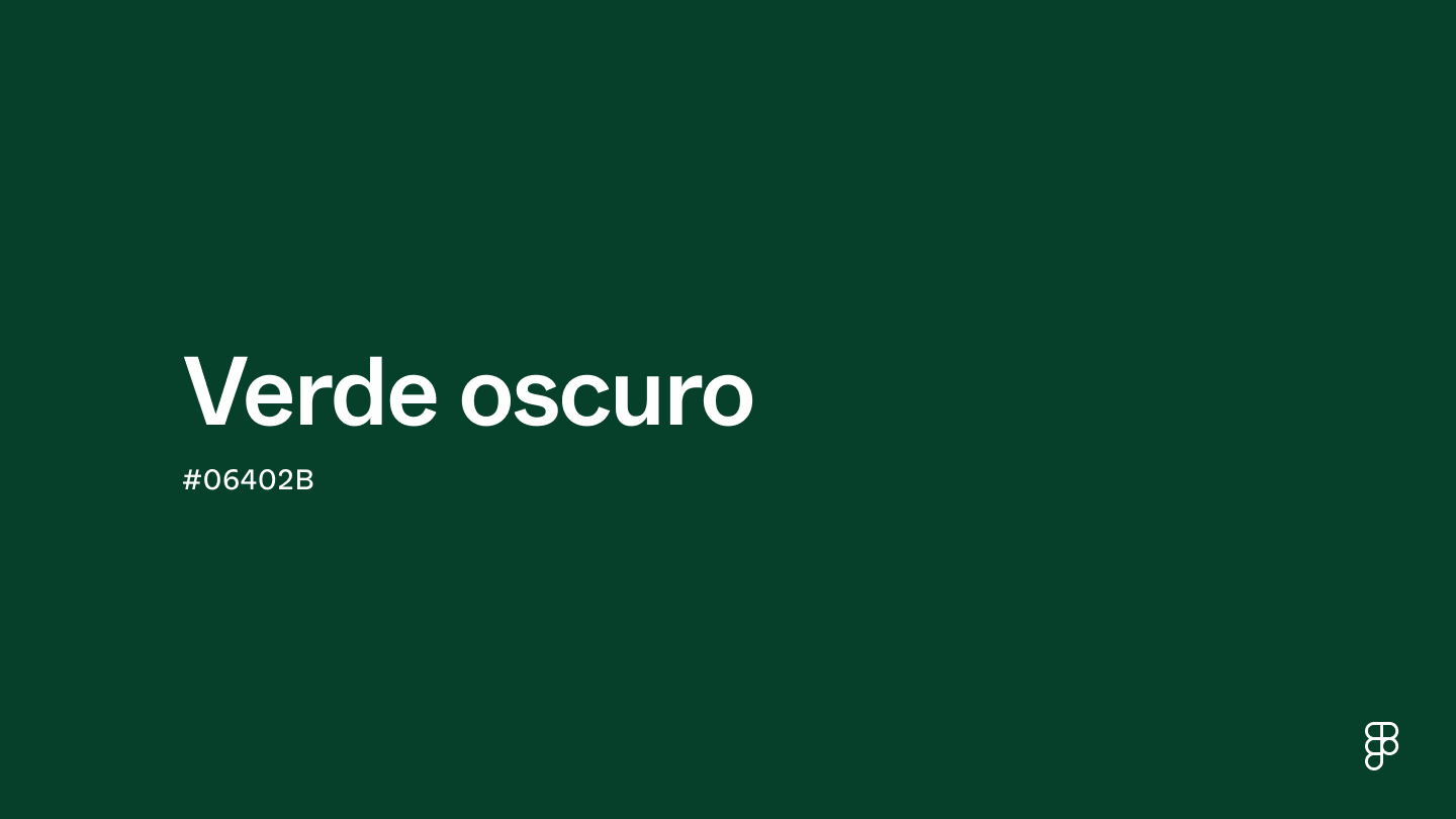 color Verde oscuro