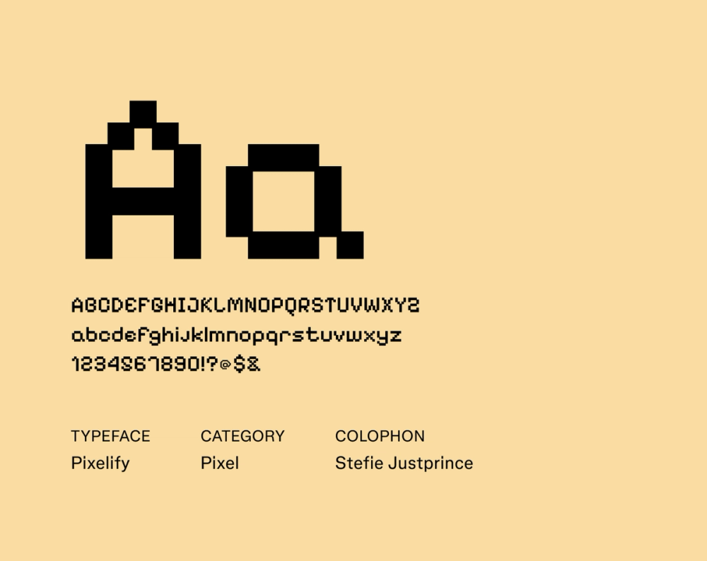 Pixelify Sans futuristic font example.