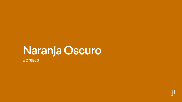 color Naranja oscuro