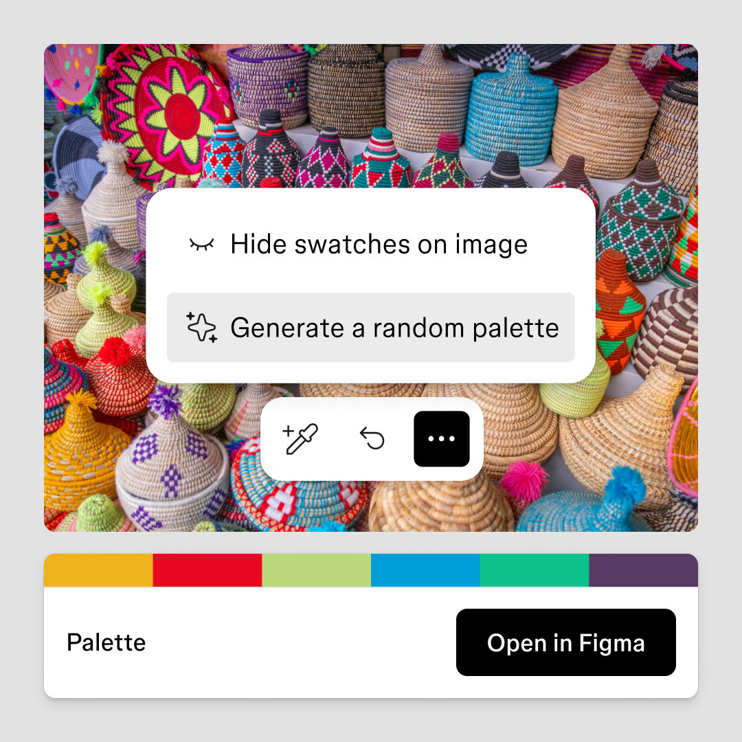 use this color picker to save time with generated palettes