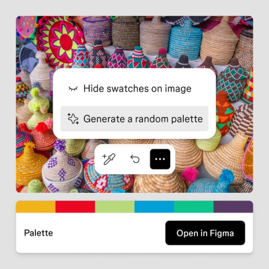 use this color picker to save time with generated palettes
