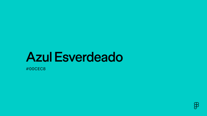 color Azul-esverdeado