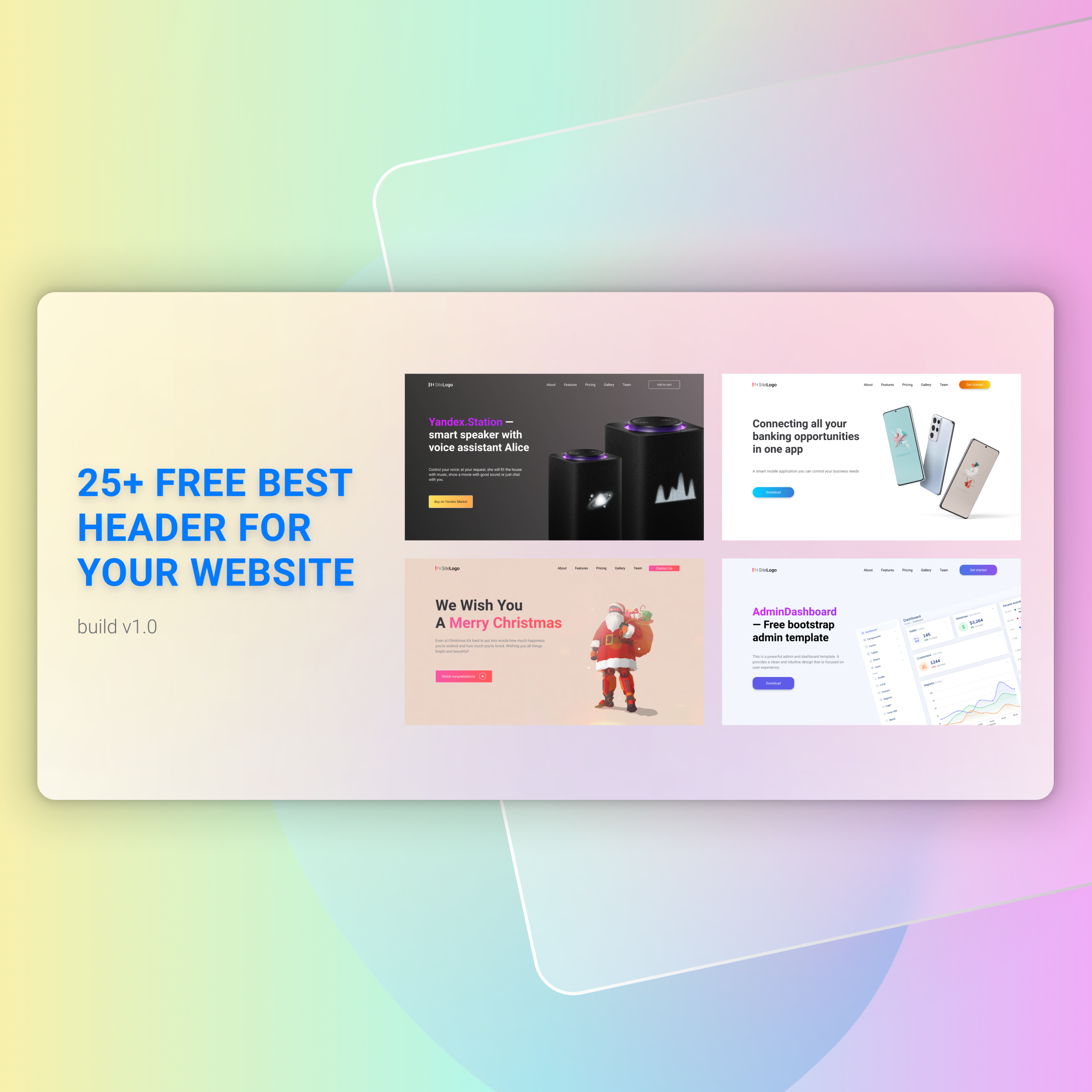15+ Free Website Header Designs | Figma