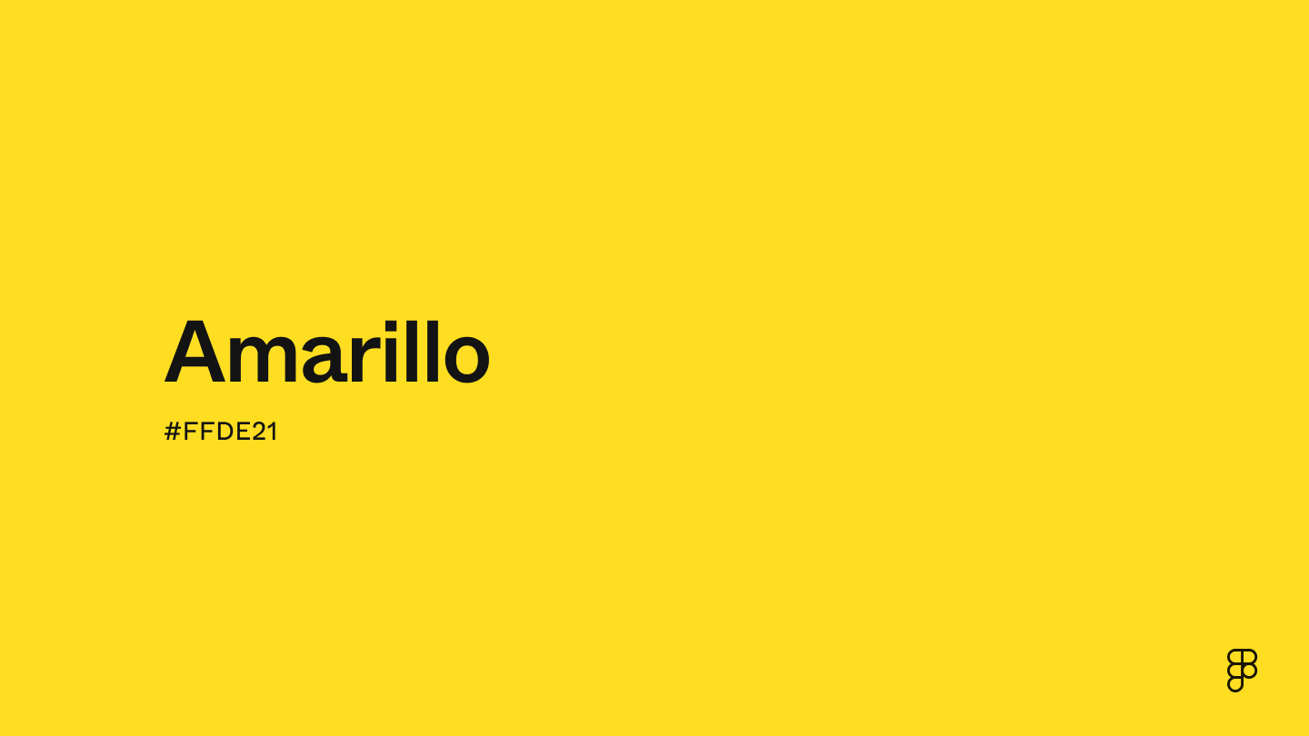color Amarillo