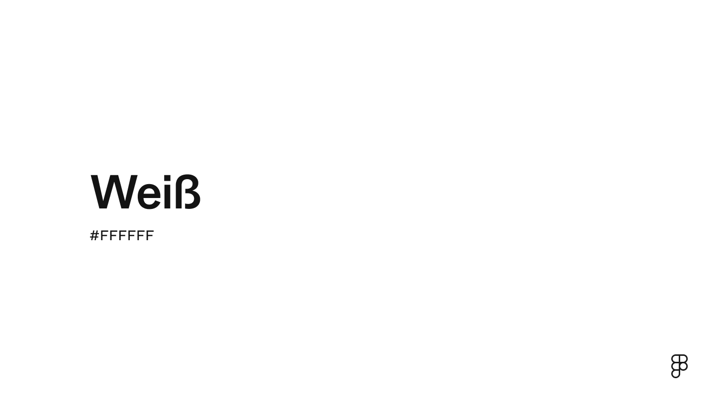 color Weiß