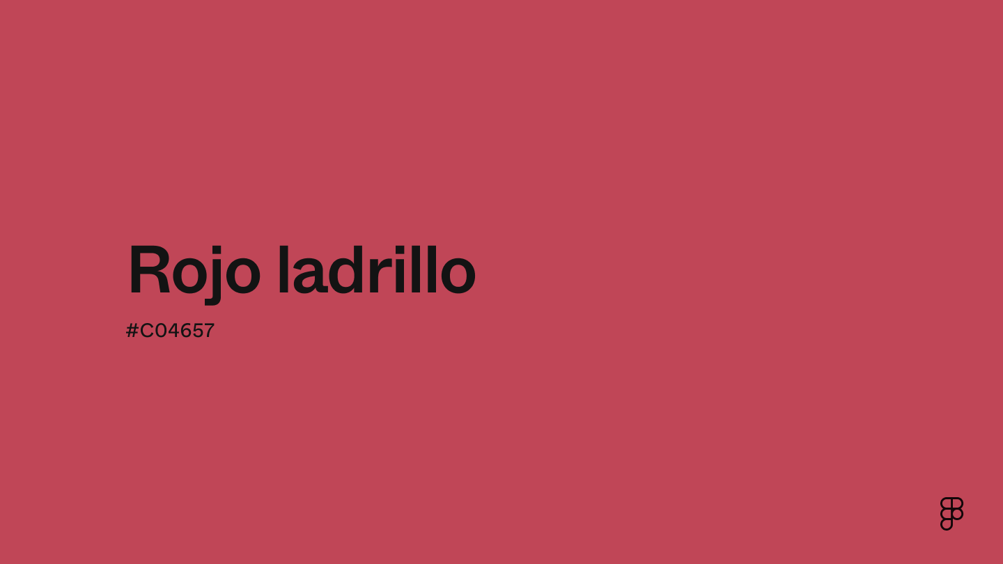 Color Rojo Ladrillo: Código Hex, Paletas y Significado | Figma