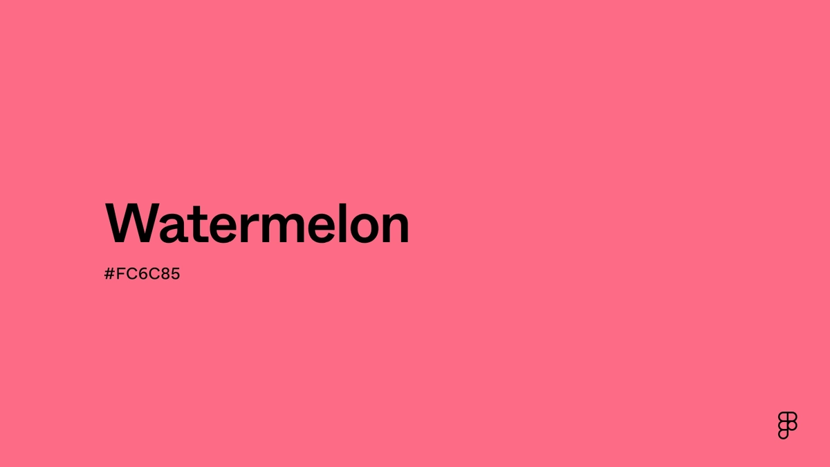 Watermelon Color: Hex Code, Palettes & Meaning | Figma