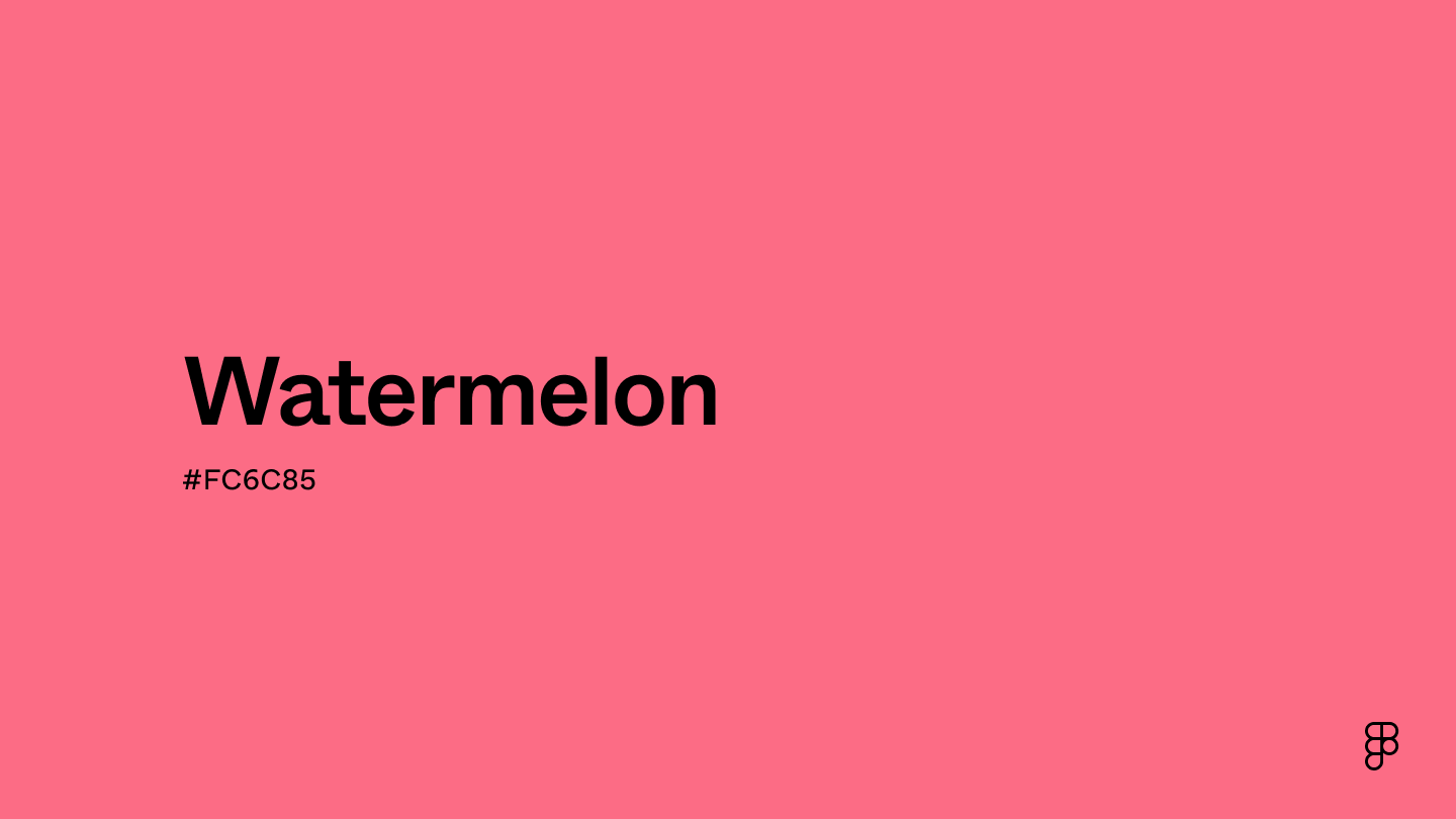 Watermelon color