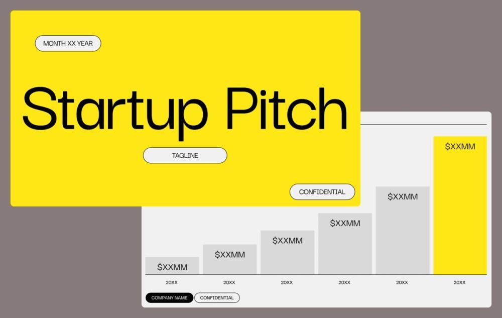 Screenshot of pitch slide deck