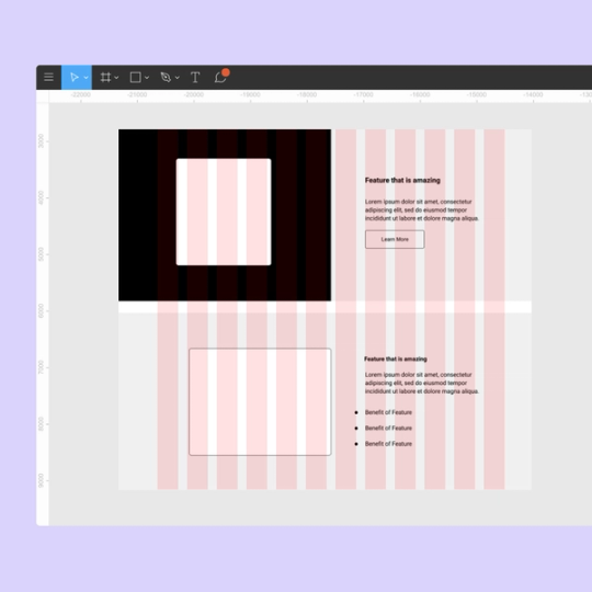 Pre-made wireframe kit