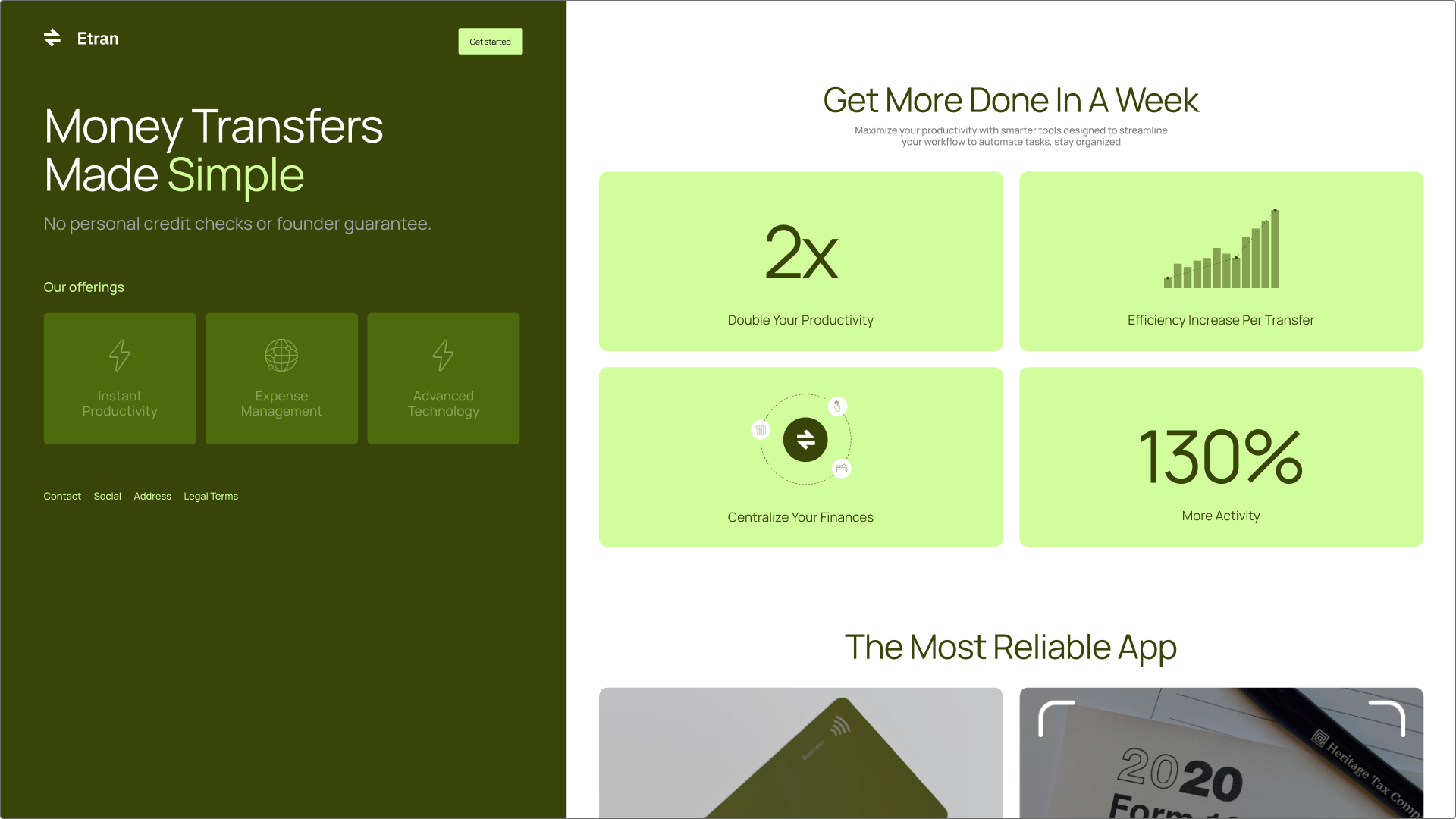 A screenshot of Figma’s SaaS landing page template