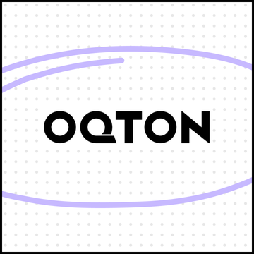Oqton logo linking to their customer story