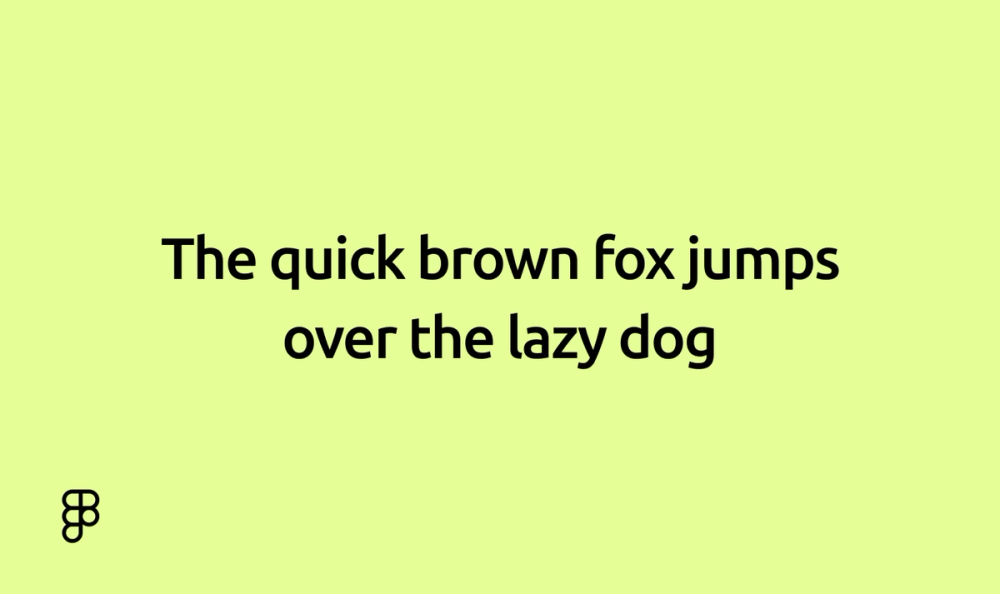 Example text showing Ubuntu font.