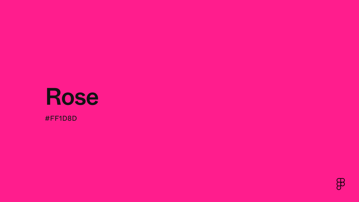 Farbe Rose: Hex-Code, Paletten & Bedeutung | Figma