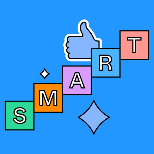 SMART diagram for goal setting with FigJam's collaboration tools
