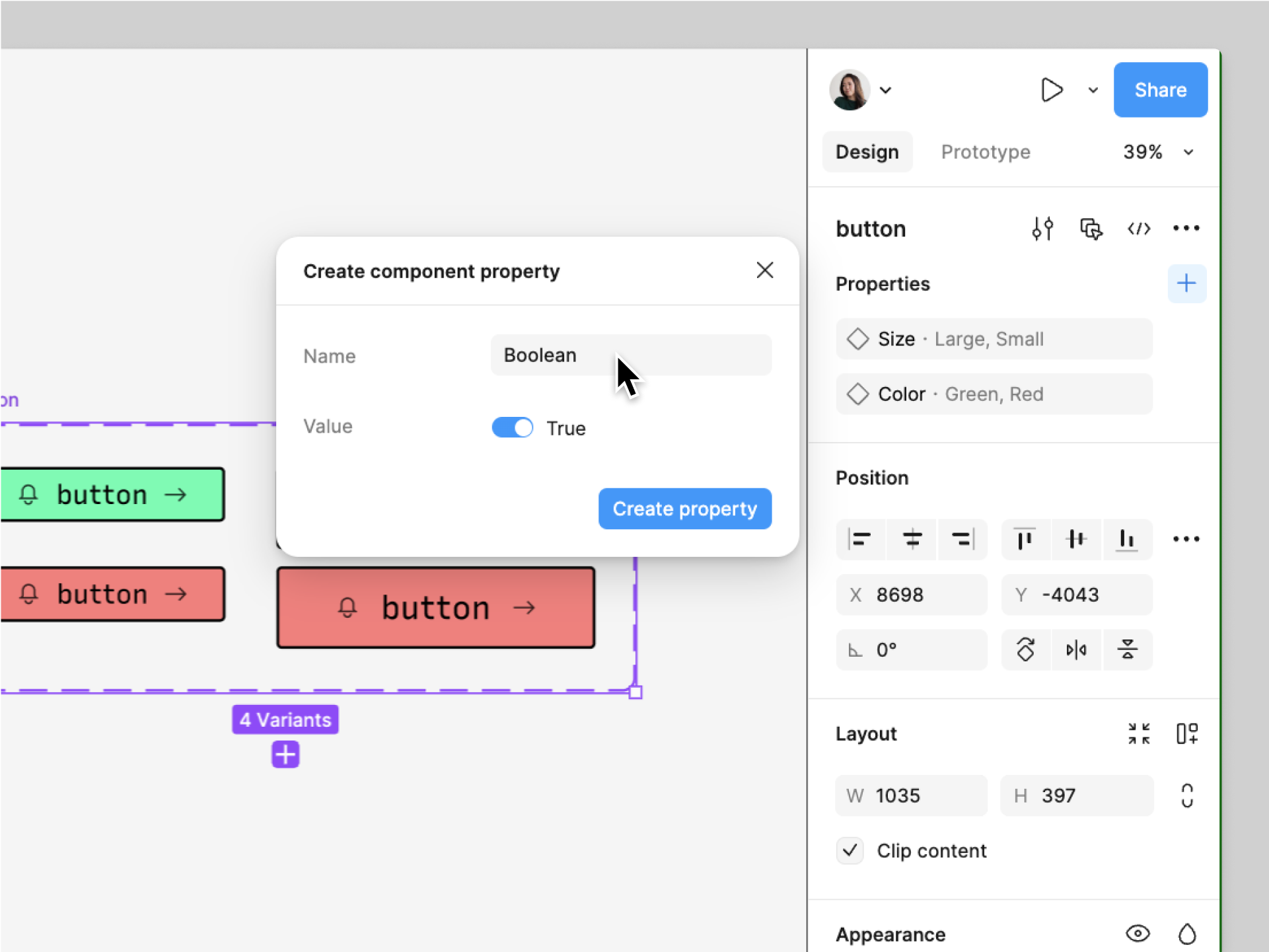 Figma Component System