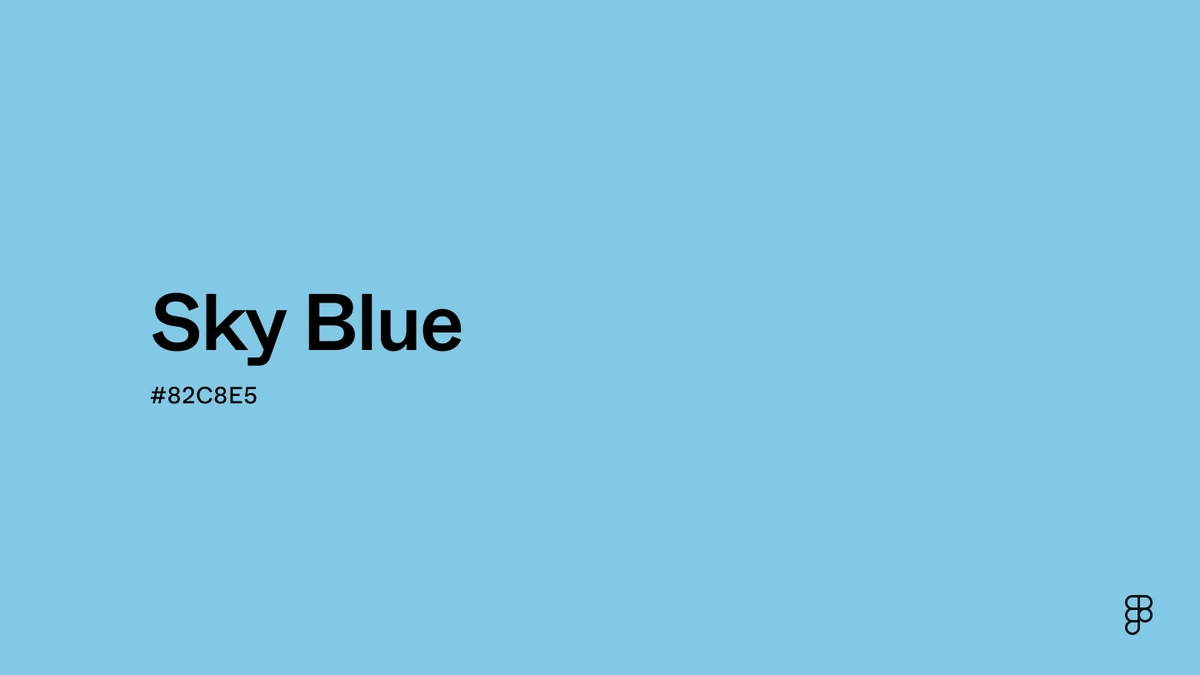 Sky Blue Color: Hex Code, Palettes & Meaning | Figma