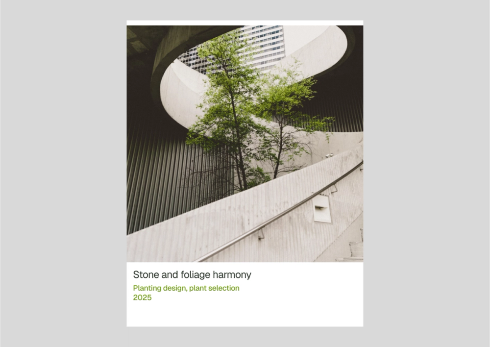 screenshot of a mobile landscaping business website template.