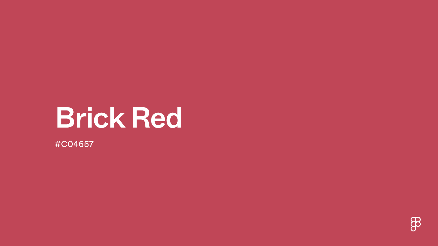 brick red color