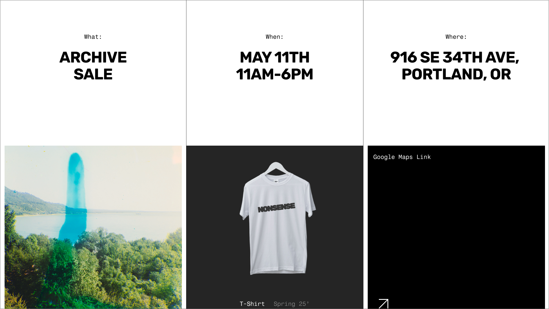 A screenshot of Figma’s hip fashion sale landing page template