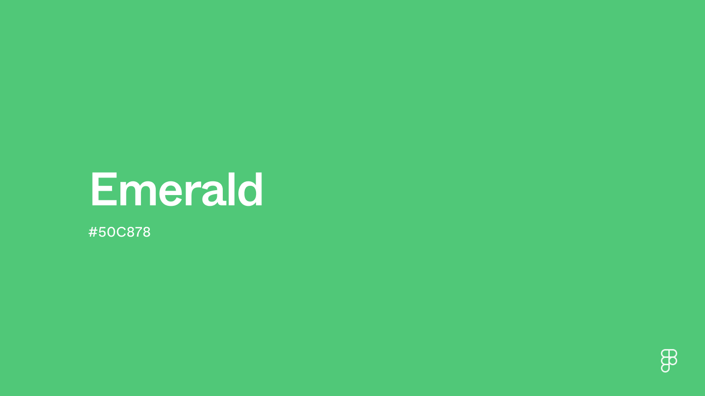Emerald Color: Hex Code, Palettes & Meaning | Figma