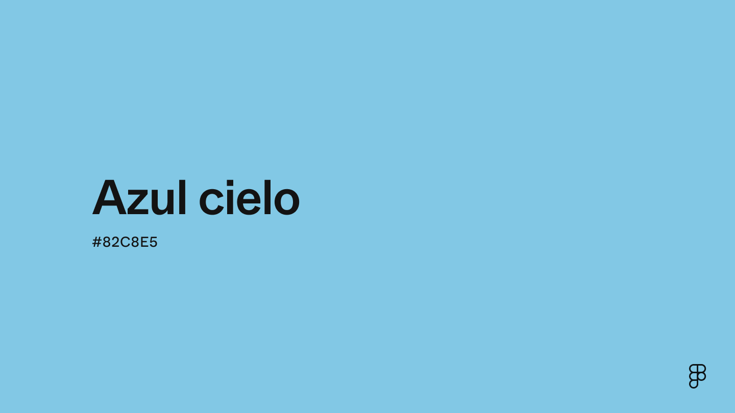 color Azul cielo