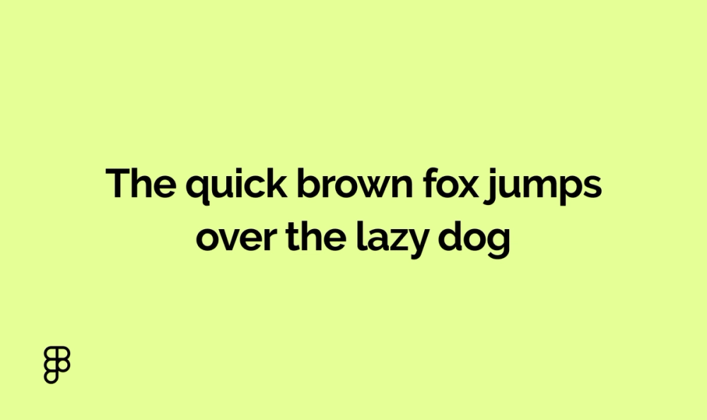 Example text showing Raleway font. 