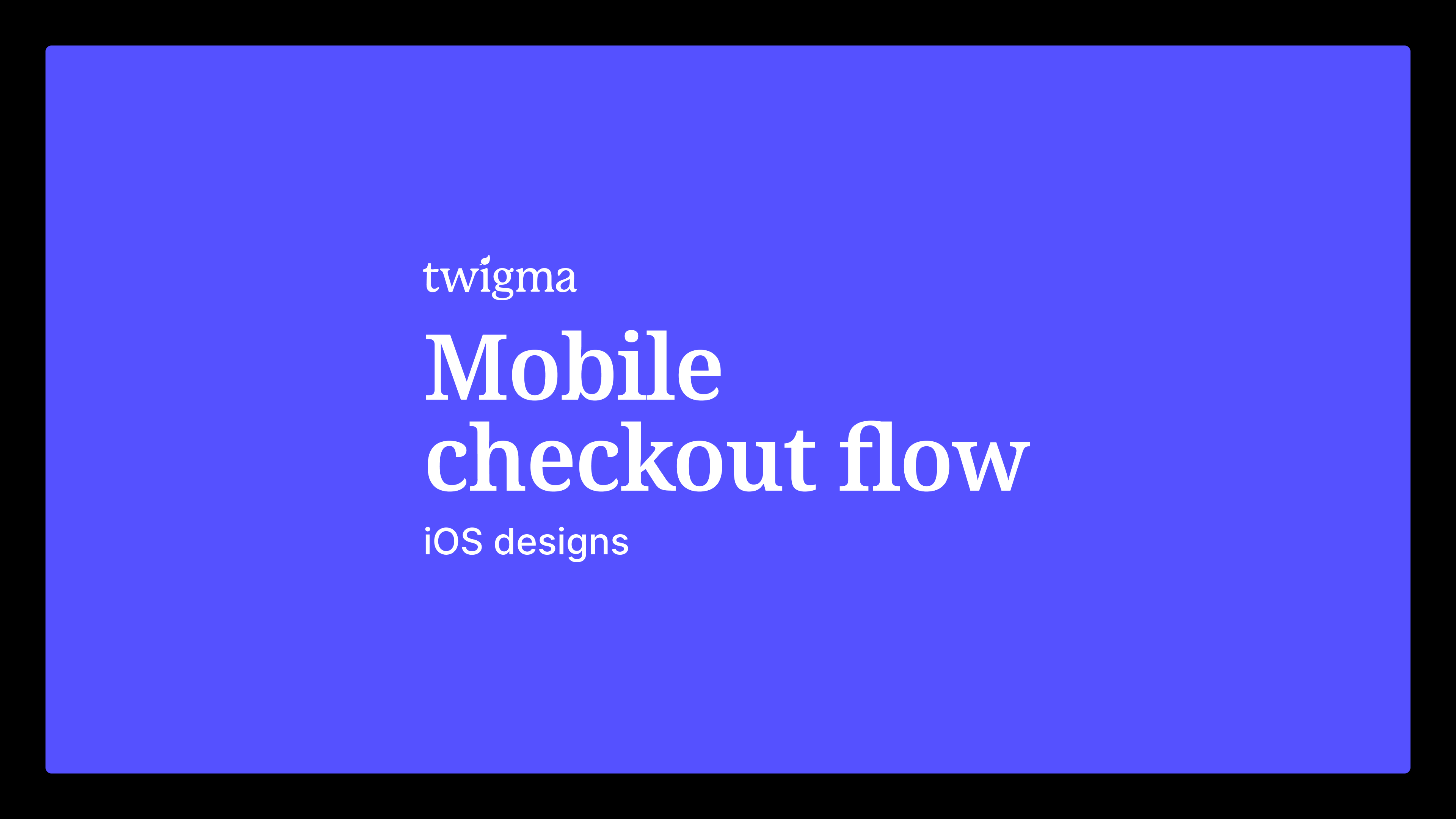 A sample Figma cover page design.