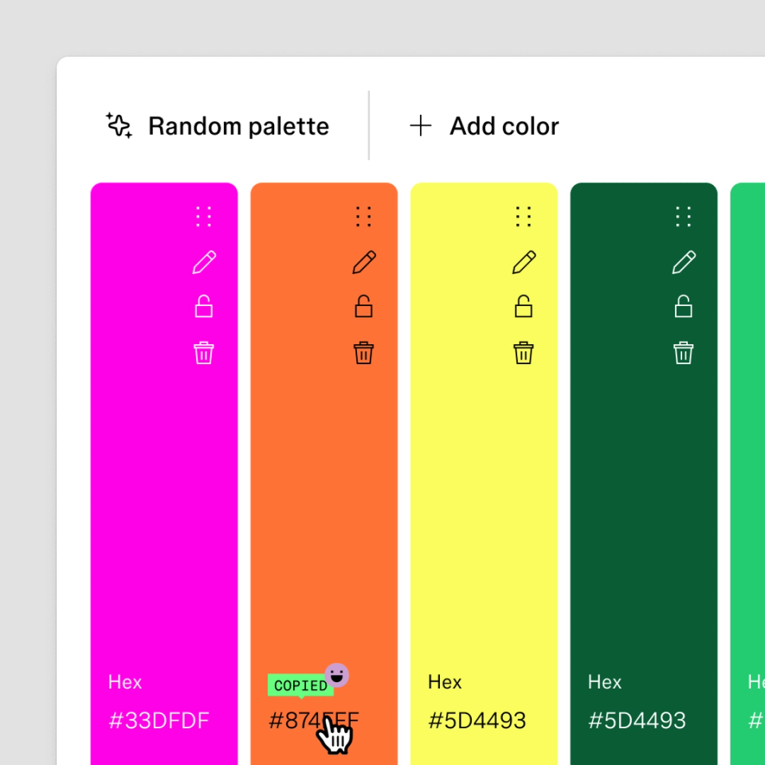 Color Palette Generator | Figma