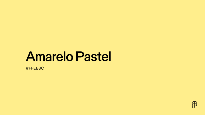 color Amarelo Pastel