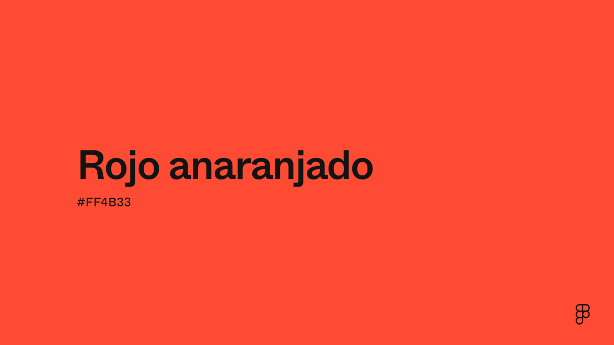 Color Rojo Anaranjado: Código Hex, Paletas y Significado | Figma
