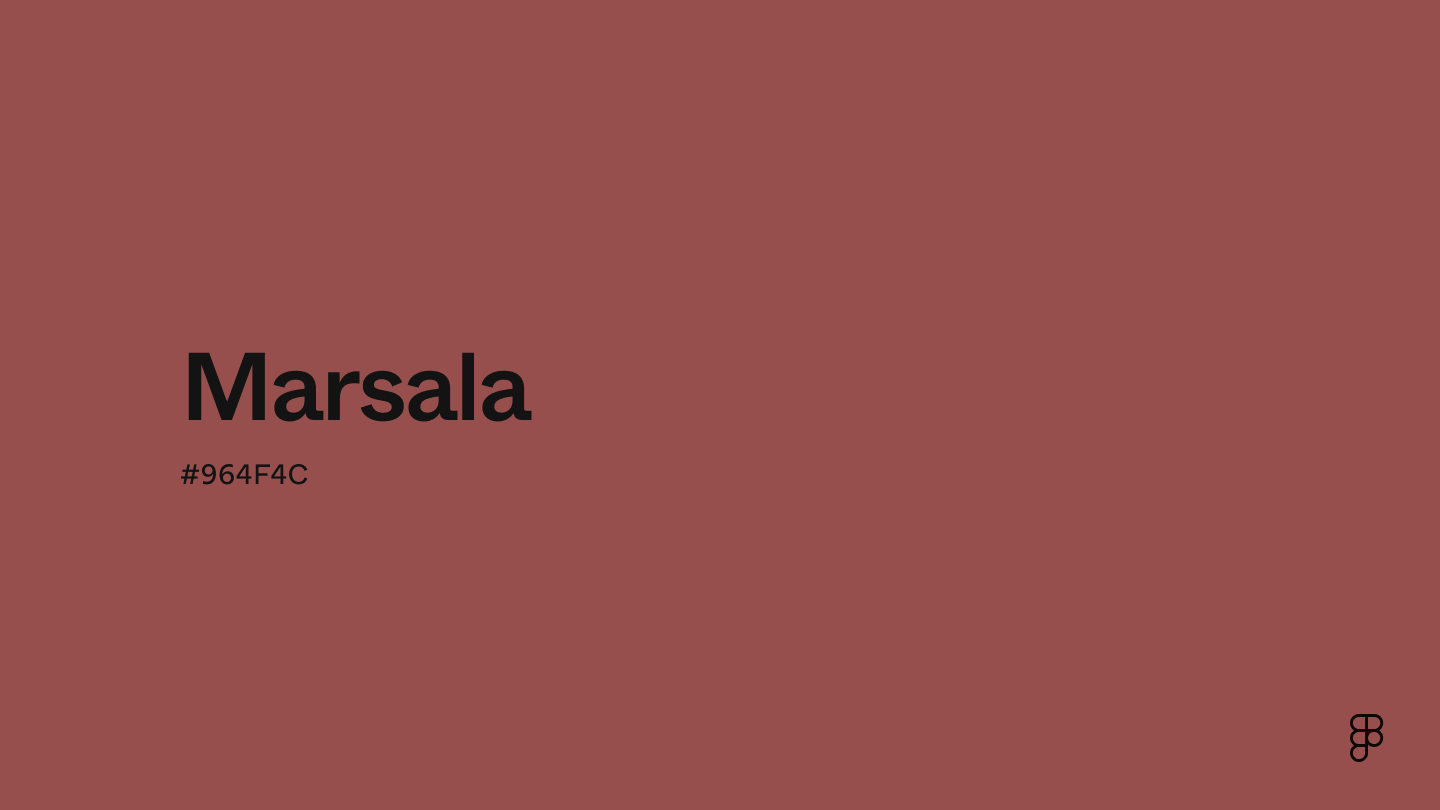 color Marsala