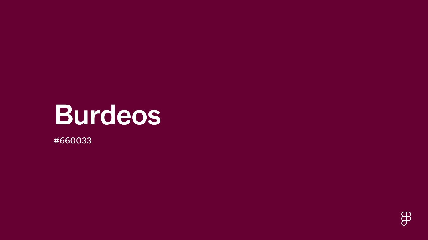 color burdeos