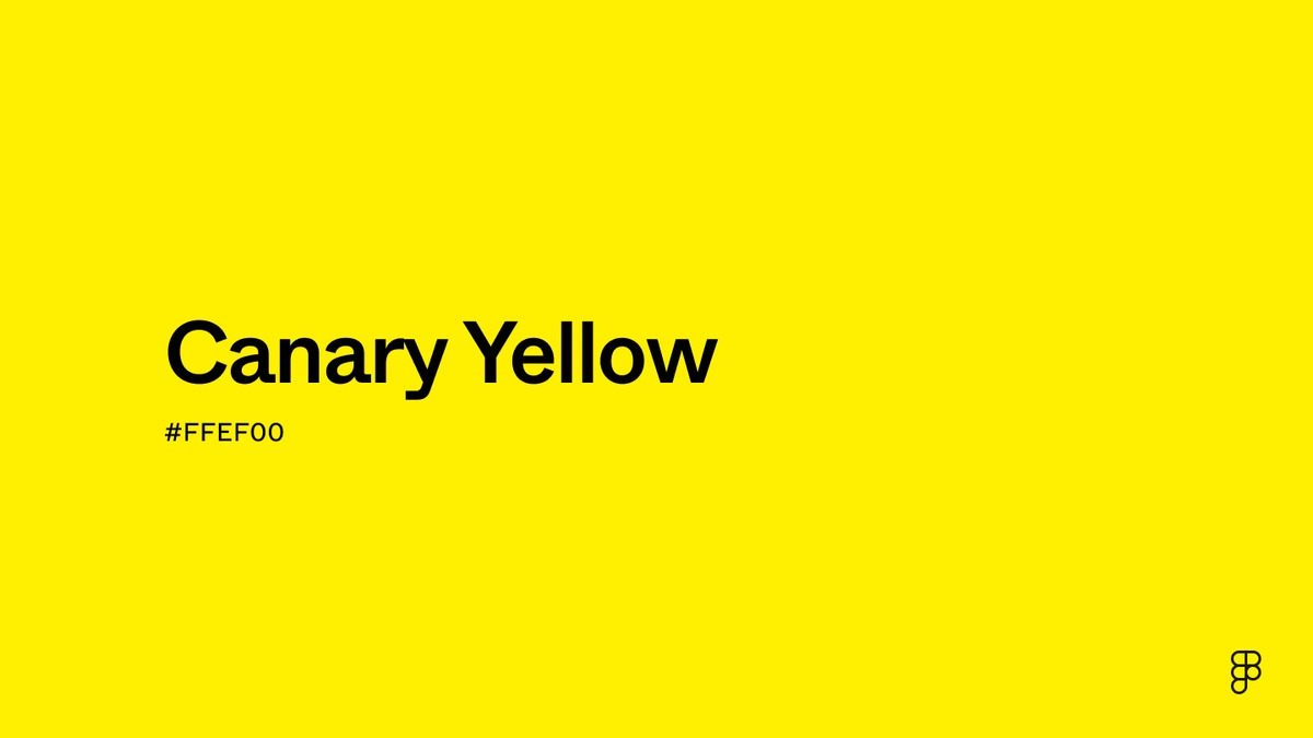 Canary Yellow Color: Hex Code, Palettes & Meaning | Figma