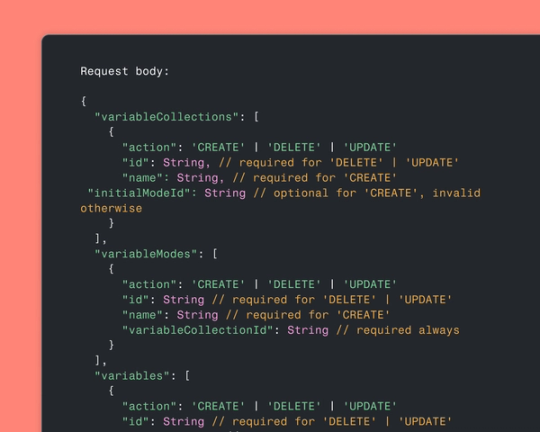 An inspect view of API code