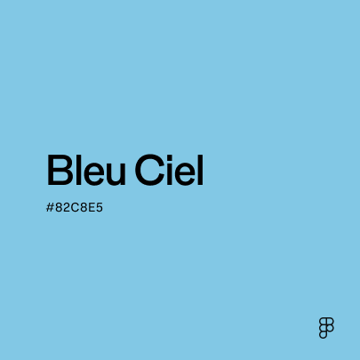 Bleu ciel