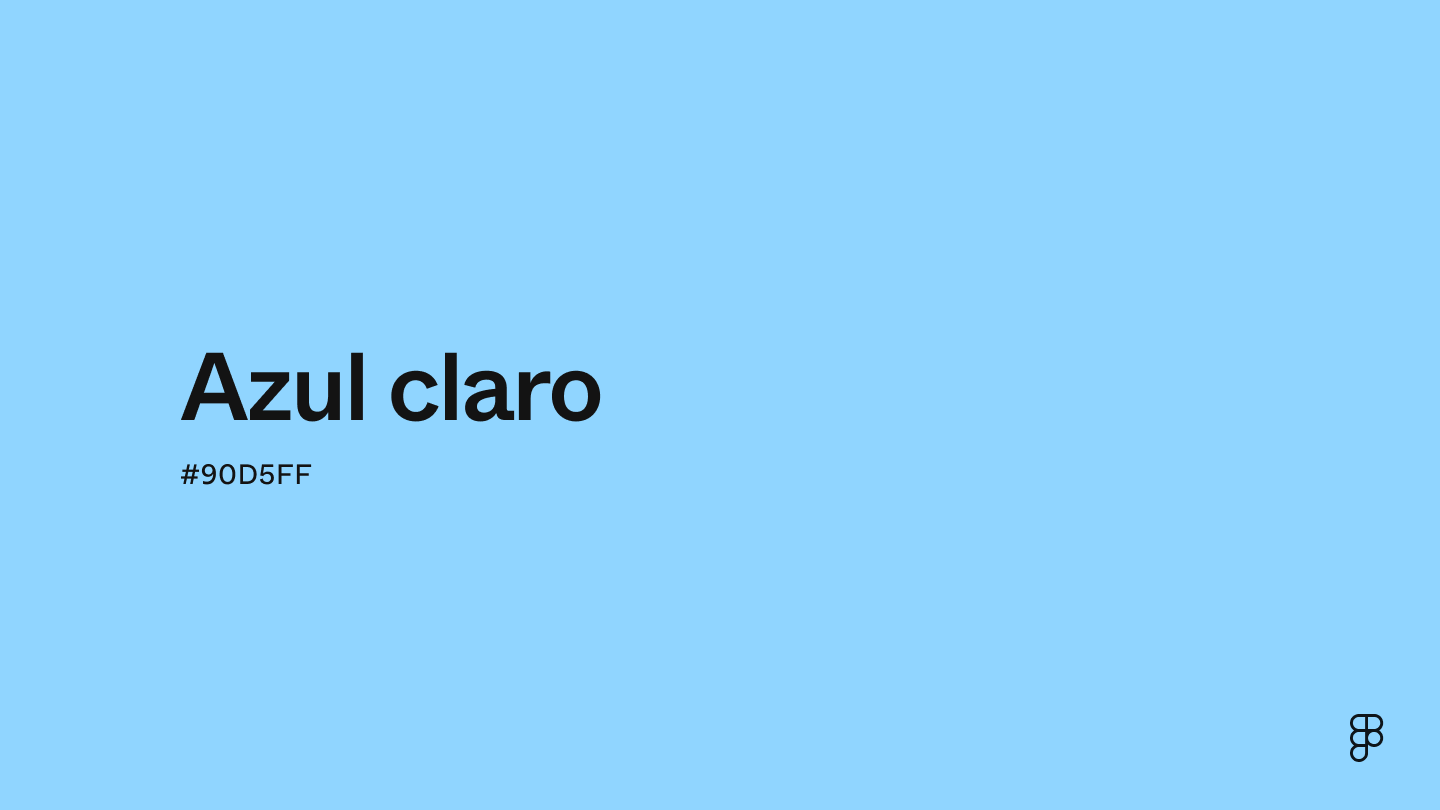color azul claro