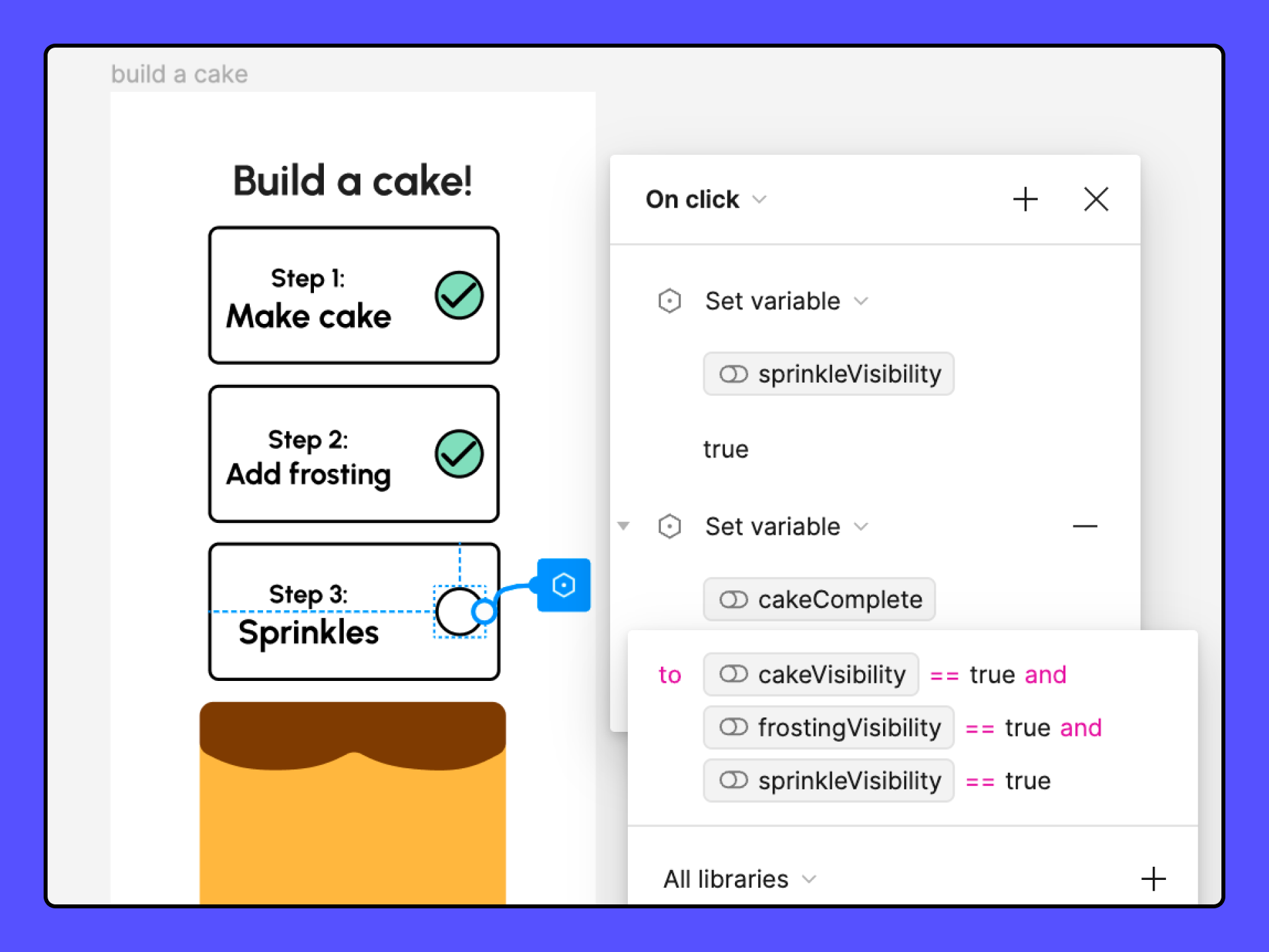 Figma Prototyping Interface