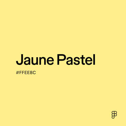 Jaune pastel