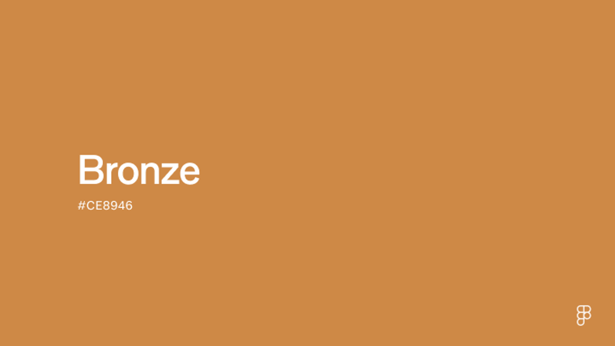 Couleur Bronze : Code Hex, Palettes & Signification | Figma