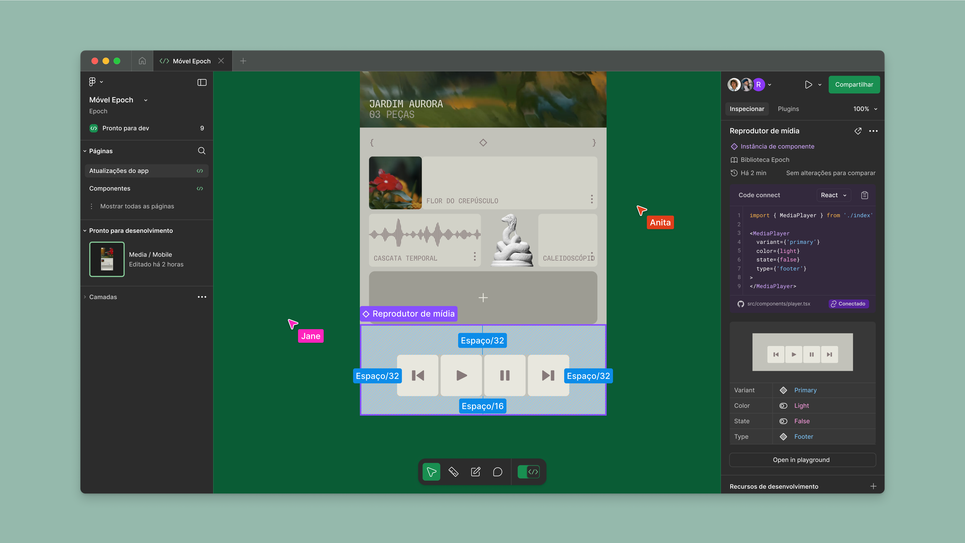 A screen in Dev Mode