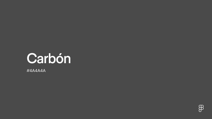 color carbón