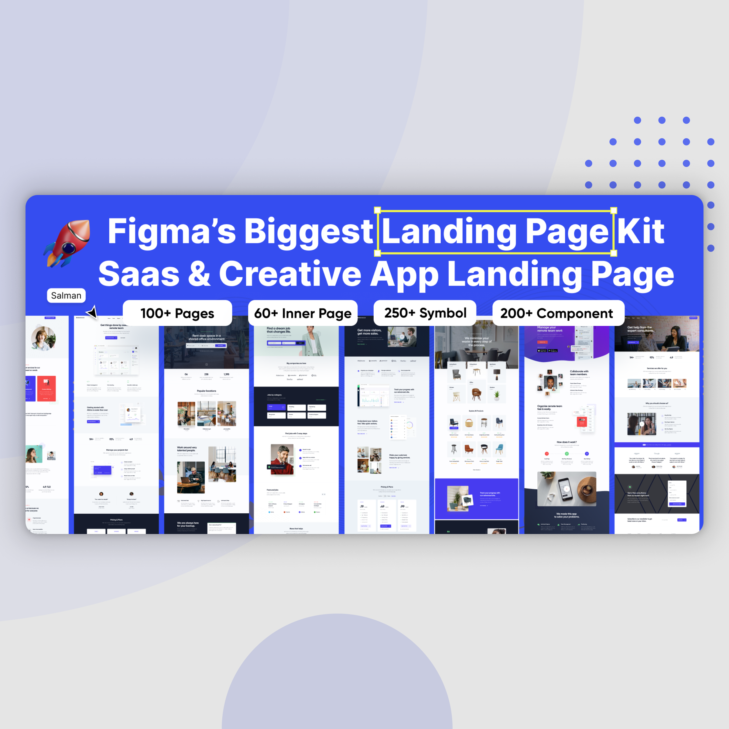 랜딩 페이지 UI Kit