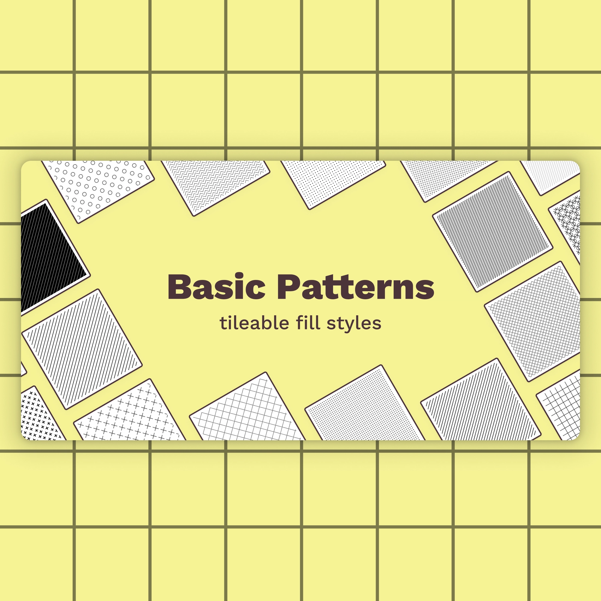 Pattern Library Figma 100+ Customizable Pattern Backgrounds | Figma