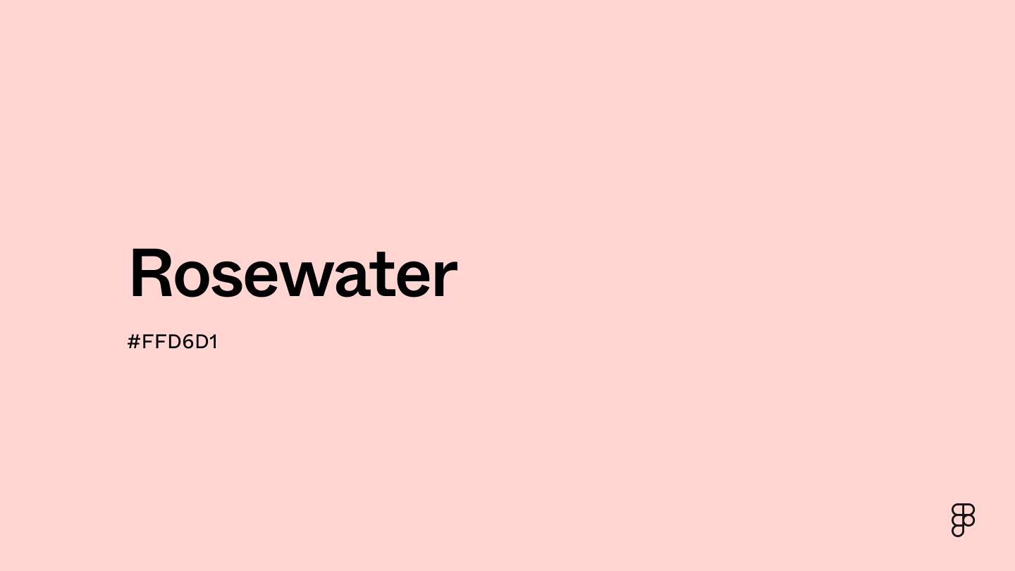rosewater color