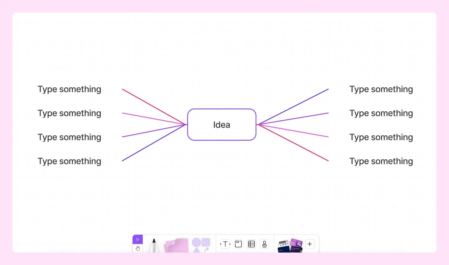 Best for: Individuals or small groups looking to generate new ideas based on existing products  The SCAMPER method is another brainstorming technique that uses seven prompts to generate improvements for existing products or expand on new ideas. The SCAMPER acronym stands for:  Substitute: What can you replace or change about your idea or product?  Combine: Can you bring multiple ideas together to achieve a better solution?  Adapt: How can you adjust your idea to serve a different audience or purpose?  Modify: Can you change the look and feel of your product?  Put to another use: Can you find a new way to use your product or idea?  Eliminate: What can you remove to simplify your idea but achieve the same result?  Reverse: What would happen if you reordered or reversed the process?  Let’s say a vacation rental app applied the “put to another use” prompt to expand its offerings beyond property rentals. To enhance the customer experience, it might introduce a new feature allowing customers to use its app in a new way and book unique experiences, like guided tours and cooking classes.  7. Random words