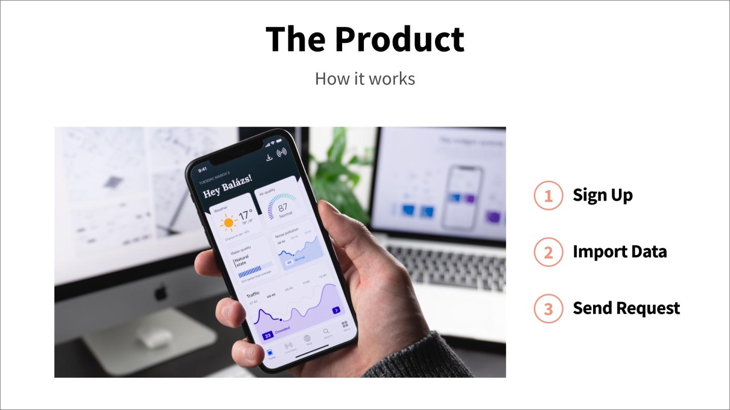 Product pitch deck template