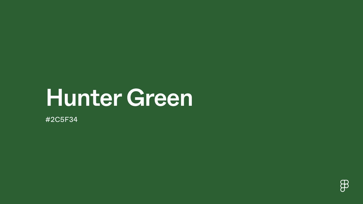 Hunter Green Color: Hex Code, Palettes & Meaning | Figma