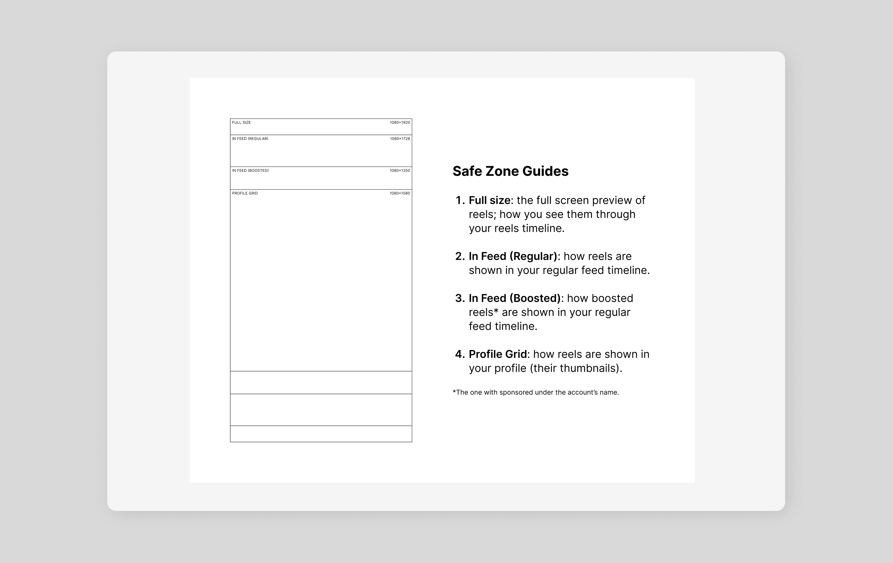 Instagram reel safe zone template from the Figma community.